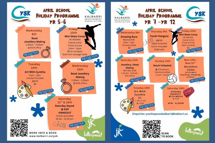 What's On For The Kids Easter School Holidays in Kalbarri